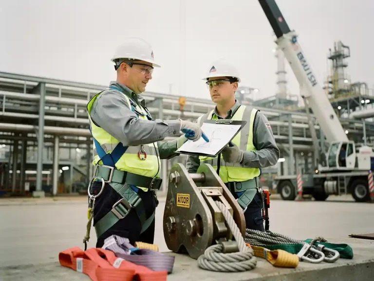 Wat zijn de belangrijkste veiligheidsinstructies voor nieuwe riggers op locatie?